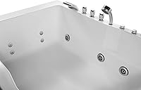 Vista 6 de Empava Acrylic Whirlpool Bathtub Hydro-massage Soaking SPA Chromatherapy Jets Tub Model 2022