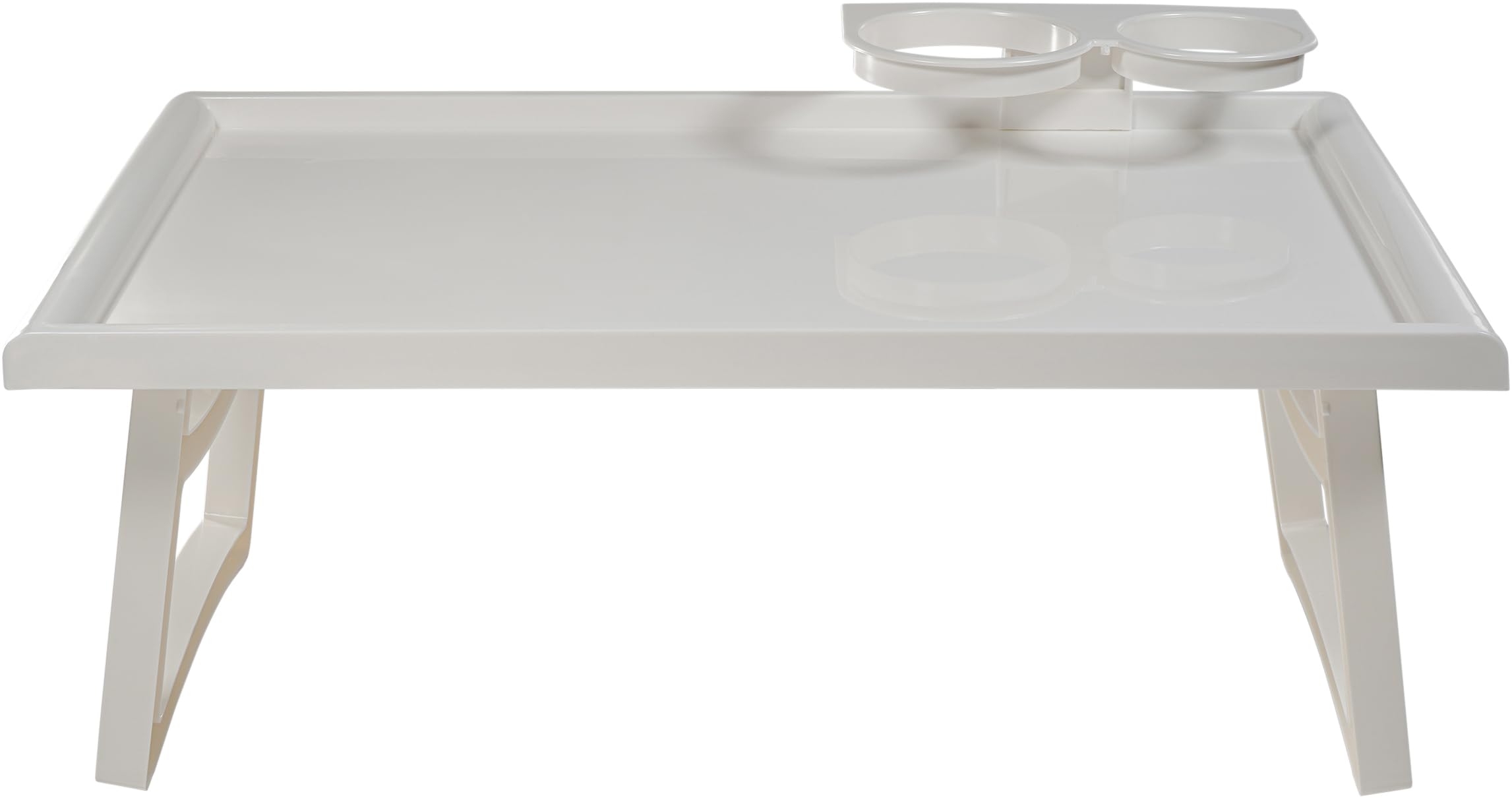 Aidapt Table Pliante avec Pieds et Porte-Boissons. Bords surélevés, Rangement Facile, Plateau pour Les Genoux, Petit déjeuner au lit, travaux manuels, 475 x 300 mm, Espace utilisable, léger