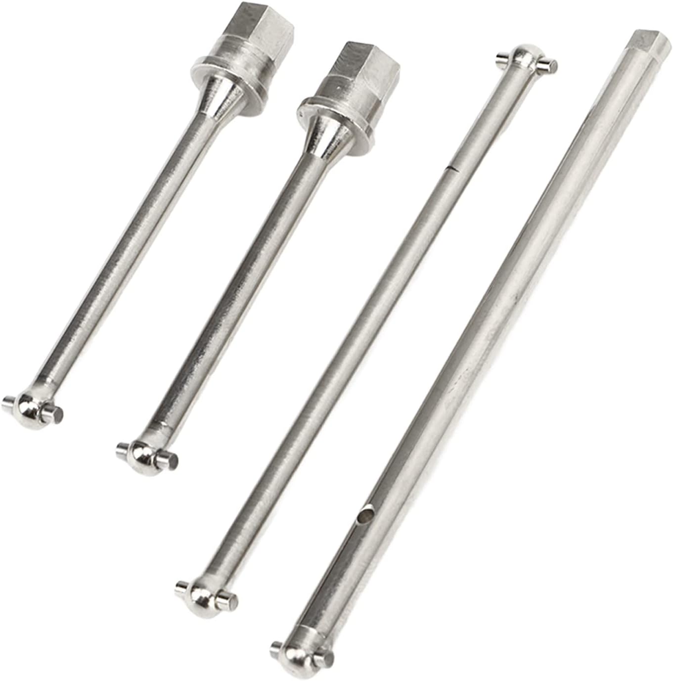 Oumefar RC Car Drive Shaft, High Load Capacity Steel RC Middle Drive Shaft for Axial JR 1/18 RC Car Upgrade Part Accessory(Money)