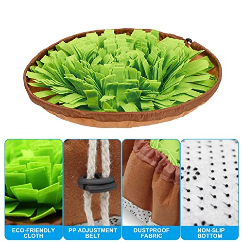 Bbdis Snuffle Mat For Dogs,Adjustable Snuffle Mats,Snuffle Foraging Mat For Smell Training And Slow Eating,Snuffle Mat For Large/Medium/Small Dogs(18.9 * 18.9 * 3.1) #TOP3
