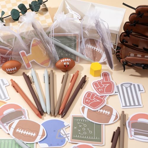 50% Off Football Sticky Notes & Pen Gift Set - 24 Packs