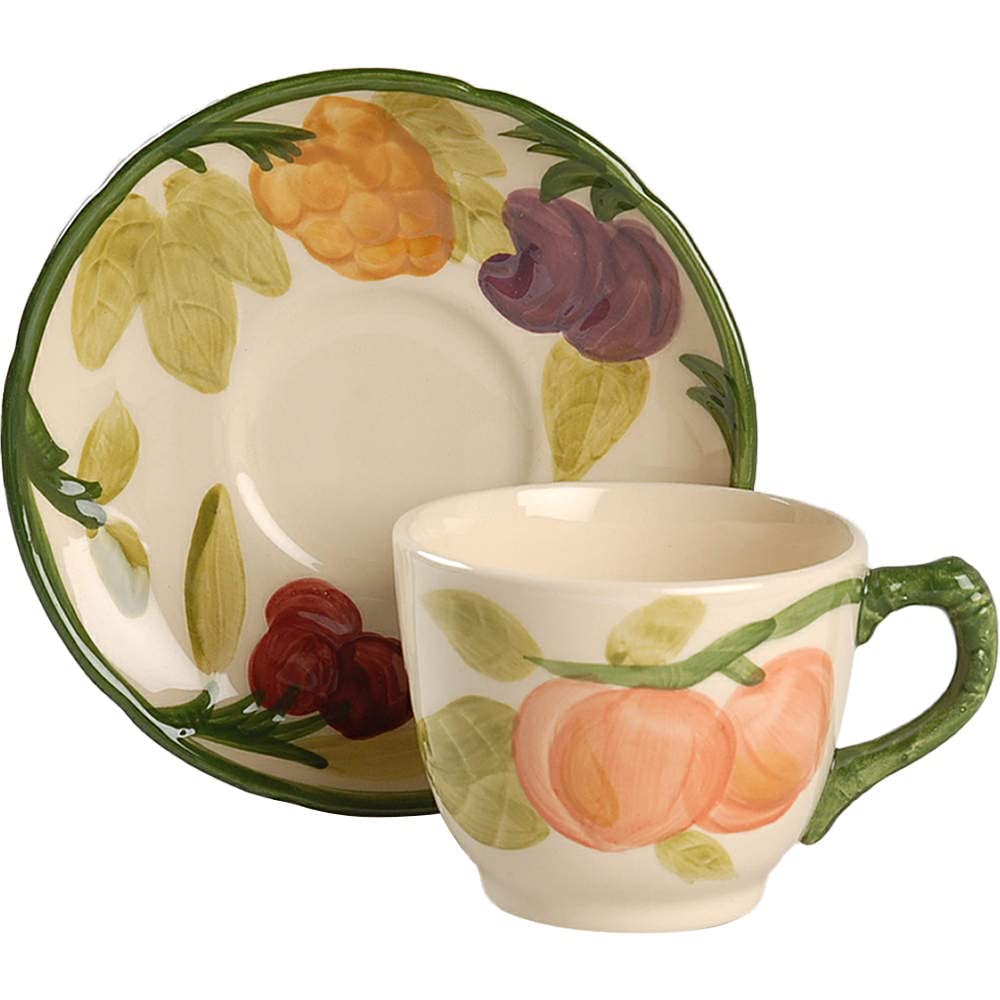 Amazon.com | Franciscan Fresh Fruit Cups & Saucers: Drinkware Cups