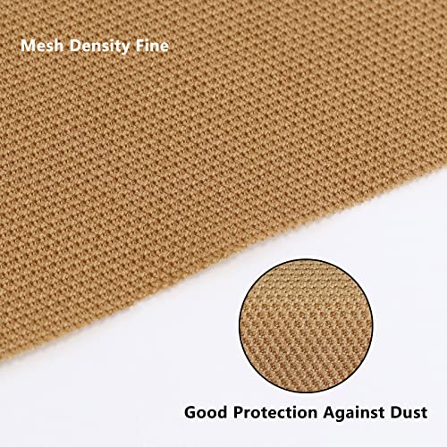 1/2Yard Speaker Grill Cloth, Protect Horn Fabric For Repair Professional Audio Equipment Abrasion Resistant Exquisite Stereo Decoration Mesh Brown #TOP2