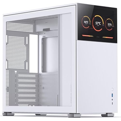 Jonsbo Schermo D41 Atx GehäUse, Vetro Temperato - Bianco - 3