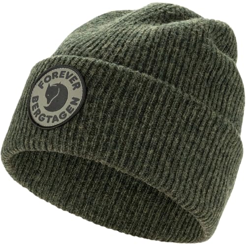 Fjällräven Unisex Bergtagen Forever Wool Mütze, Deep Forest, One Size