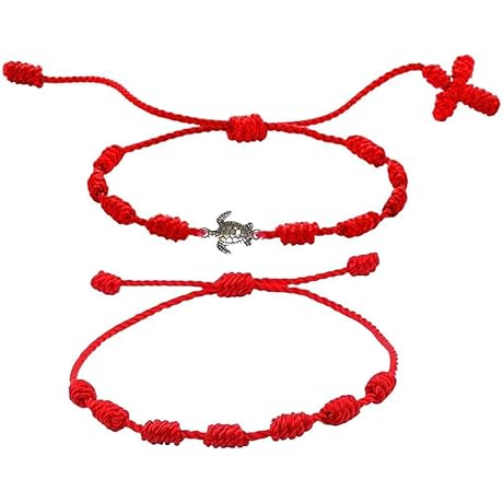 Pulsera Roja de 7 Nudos: Protección y Suerte