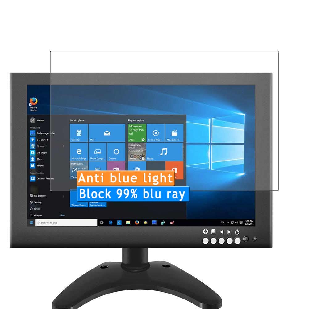 Vaxson2-Pack Anti Blue Light Screen Protector, compatible with SEZAC 10.1" Monitor 1280 720, TPU Guard Film Protectors Sticker [NOT Tempered Glass] New