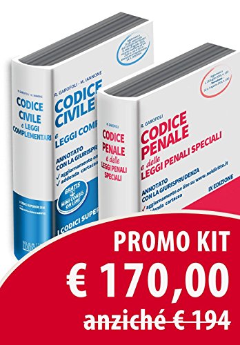  Kit codici annotati: Codice civile-Codice penale