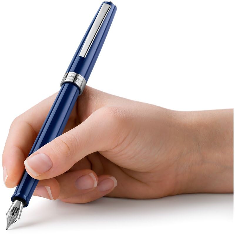 Montegrappa Armonia Füllfederhalter – Schwarz, Feder F (fein), Aus Harz & Palladium
