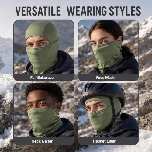 Image of Balaclava Ski Mask Sun Protection Hood Face Cover Full Head Mask for Hunting Fishing Skiing