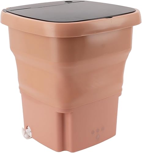 Lavadora portátil, mini lavadora de 15 litros de capacidad para ropa de bebé, ropa interior o artículos pequeños, mini lavadora plegable para