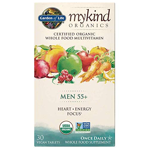 Garden of Life Multivitamin for Men - mykind Organic Men's 55+ Whole Food