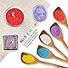 DIY Candle Making Kit, Candle Making Supplies Craft Kit, Arts and Crafts Set Includes 5 Bags of Colored Wax, 3 Glass Containers, 3 Wicks, 3 Wick Holders, and a Designing Tool