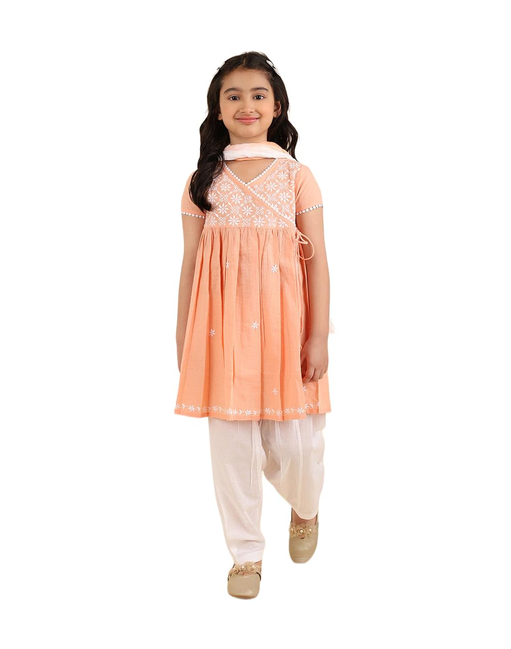 Fabindia Pink Cotton Chikankari 3pc Salwar Set - Review, Price and Buying Guide