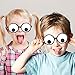 Skylety 3 Pieces Googly Eyes Glasses Funny Shaking Costume Eyes Glass Novelty Shades Funny Eyewear Funny Googly Accessories for Halloween Party Favor Men Kids
