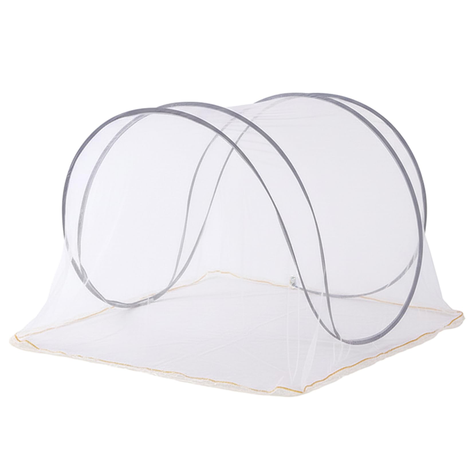 Tenda zanzariera a copertura totale Zanzariera ideale per letto con porta con cerniera Tenda in rete portatile ideale per campeggio, viaggi, camera da letto all'aperto
