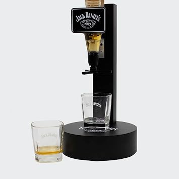 Jack Daniel's Single Optic (25ml Measure) Heavy Duty Wooden Spirit Bottle Stand