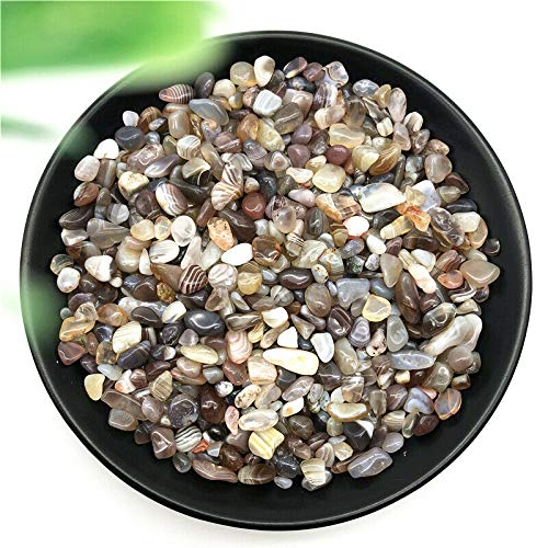 50g 5-7mm Cristallo Naturale Agata Ghiaia Roccia Adatta for Organizzare Vasi Riempitivi Acquari Giardini e Fontane Raccolta domiciliare
