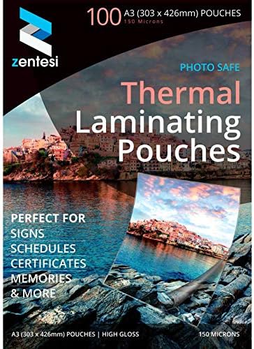 100 X Laminating Pouches - All Sizes Premium Laminator Sheets Sleeves - View #2