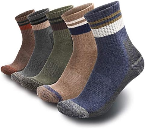 X.ANZG Socks for Men Athletic Socks Men's Cotton Socks Casual Men's Socks Warm Comfortable Breathable 5 Pairs