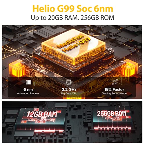 Ulefone Armor 20Wt Rugged Phone Walkie Talkie, Ptt Smartphones, 8-Core 20+256Gb Storage, 50Mp Camera, 10850Mah, Dual Speaker, 5.65” Display, Android 12, Dual Nano Sim T-Mobile, Black #TOP2