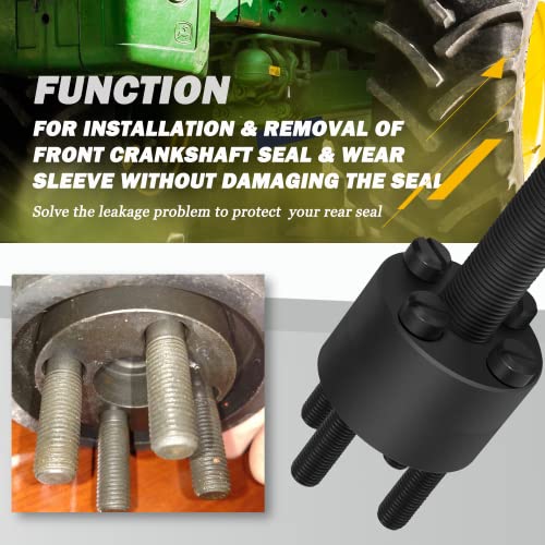 Camoo Crankshaft Gear & Front Crank Seal Installer Fit for John Deere 1039, 4045, 6059 and 6068 Engines Alternative JDG954B by Camoo - Image 3