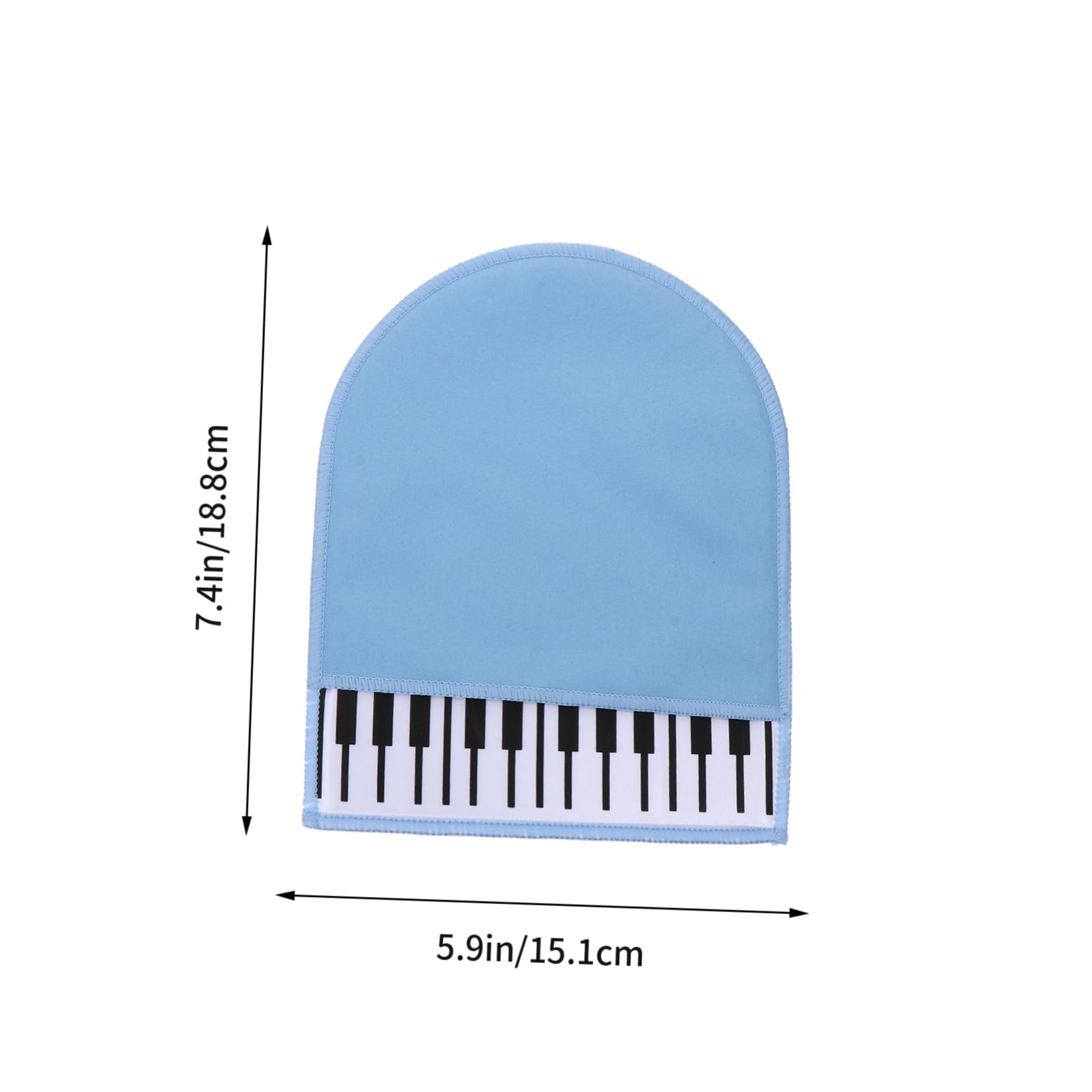 GOOHOCHY Piano Finish Cleaning 1pc Keyboard Piano Accessories Dust Wipe Musical Instrument Cleaning Supply Sky Blue