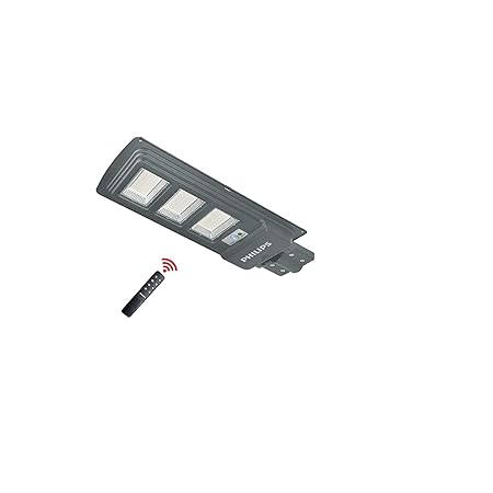 Philips Essential SmartBright All in one Solar Street Light | BRC010 LED40/765 | Solar Street Light with Infra Red Remote