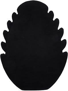 Abaodam ネックレスディスプレイスタンド ジュエリー収納ラック ネックレスオーガナイザー ブラックベルベット製 軽量かつ頑丈 自宅やショ