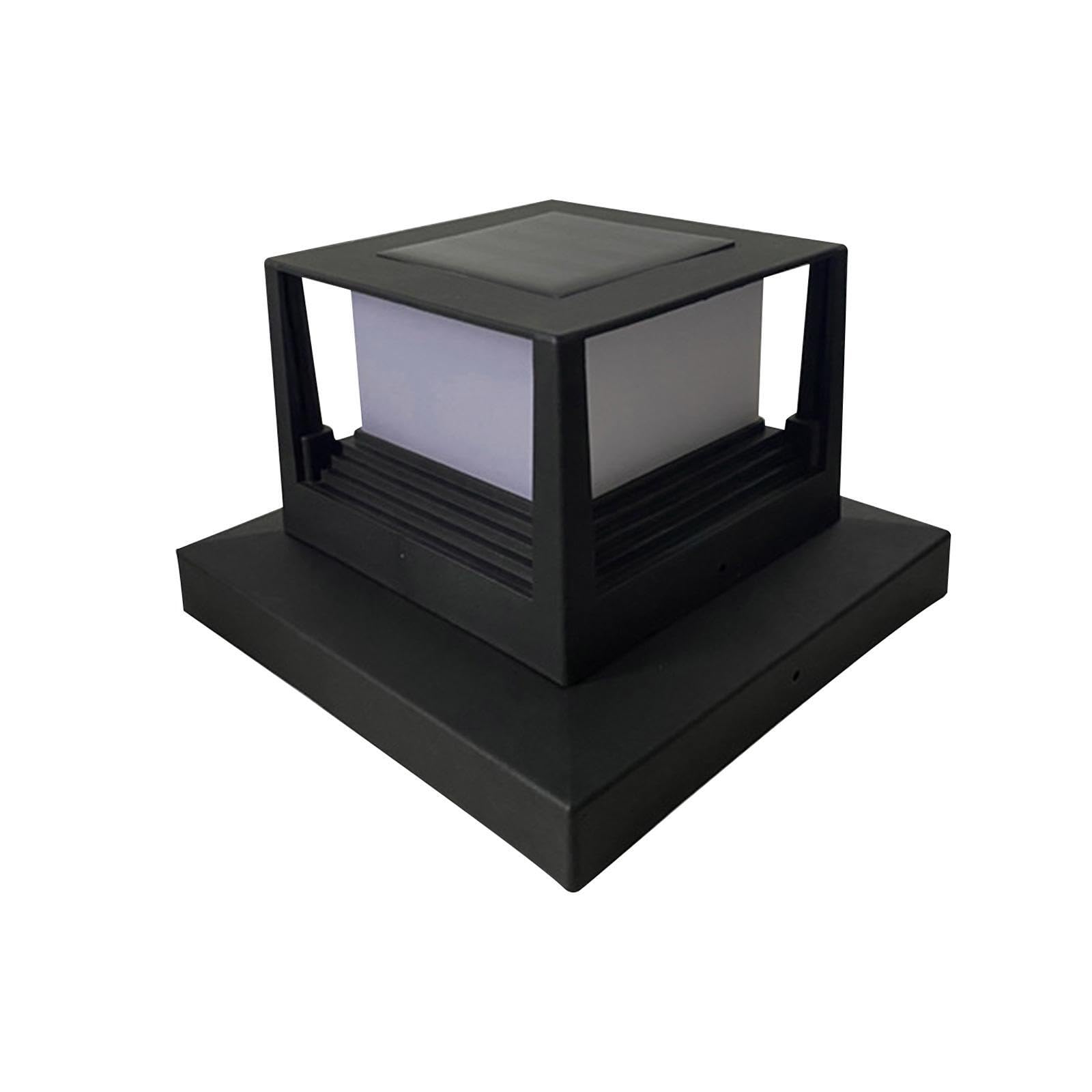 KTUXZCI Premium Solar Cap Light Outdoor Waterproof IP44 Excellent Illumination for Patios Decks and Gardens Exposed to Sunlight for More Than 6 Hours During