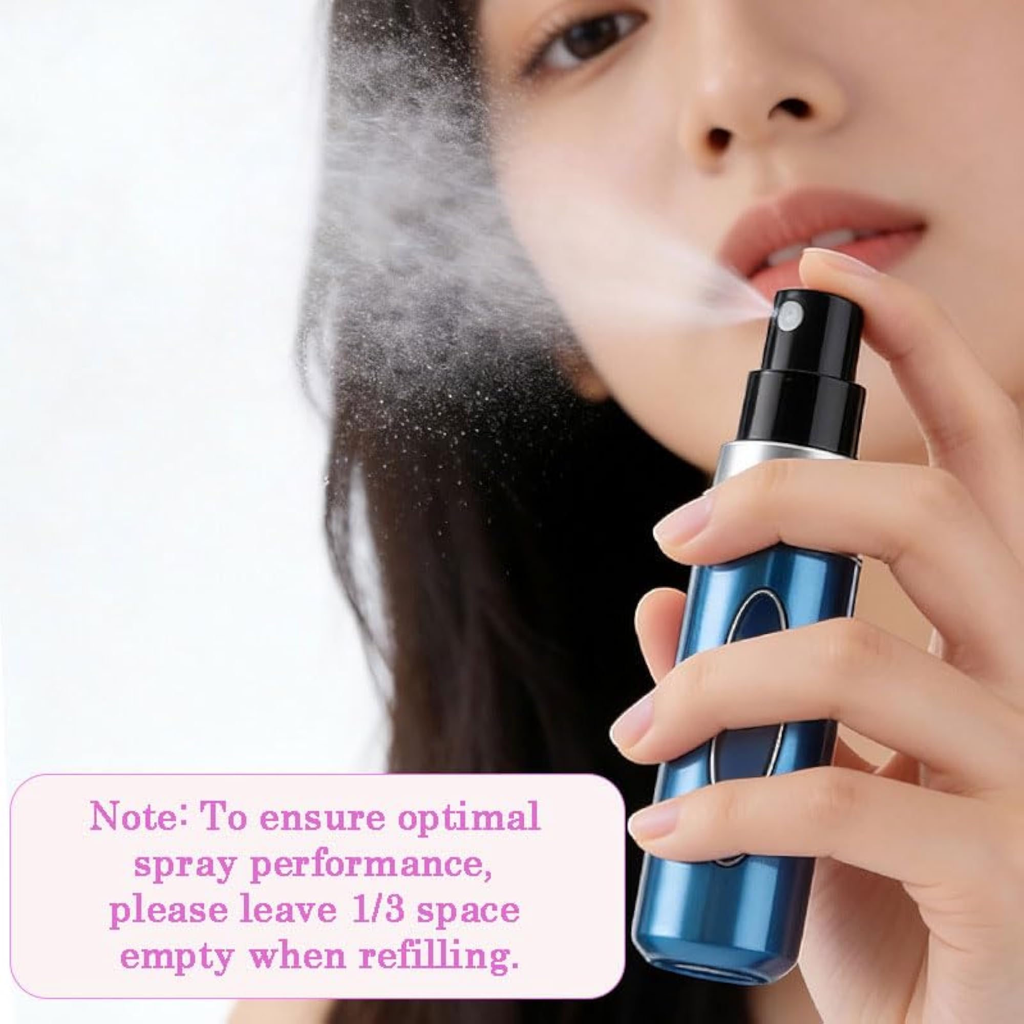 Refillable Perfume Portable Atomizer Bottle, 5ml, 4 Pack
