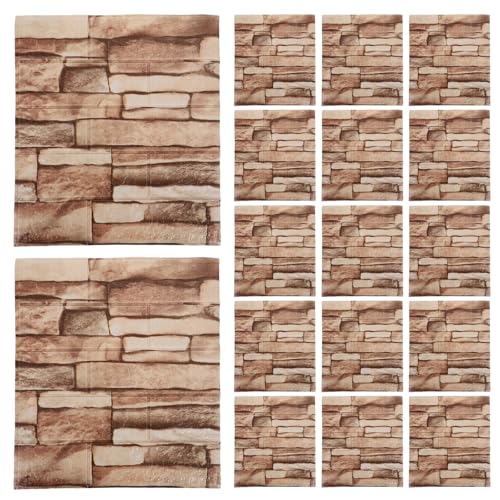 Pegatinas de pared 3D fáciles de cortar decorativas y lavables ABOOFAN 2