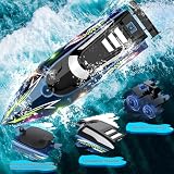 Weslery bateau RC bleu 2,4 GHz, 2 batteries 3,7 V 500 mAh photo 5