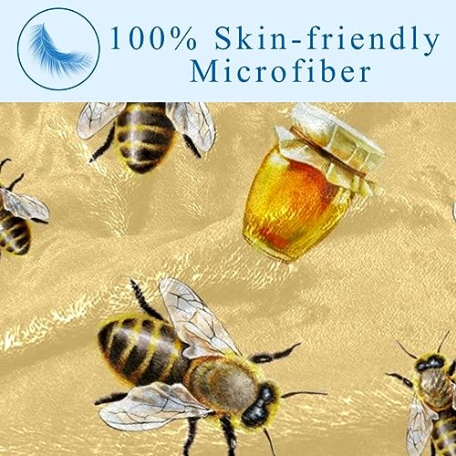 Couverture abeille aquarelle pour éliminer les frissons sur le canapé - 4