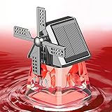 ZTGD Car Air Freshener Solar Energy Rotating,Cute Car Aromatherapy Diffuser Windmill Design Interior