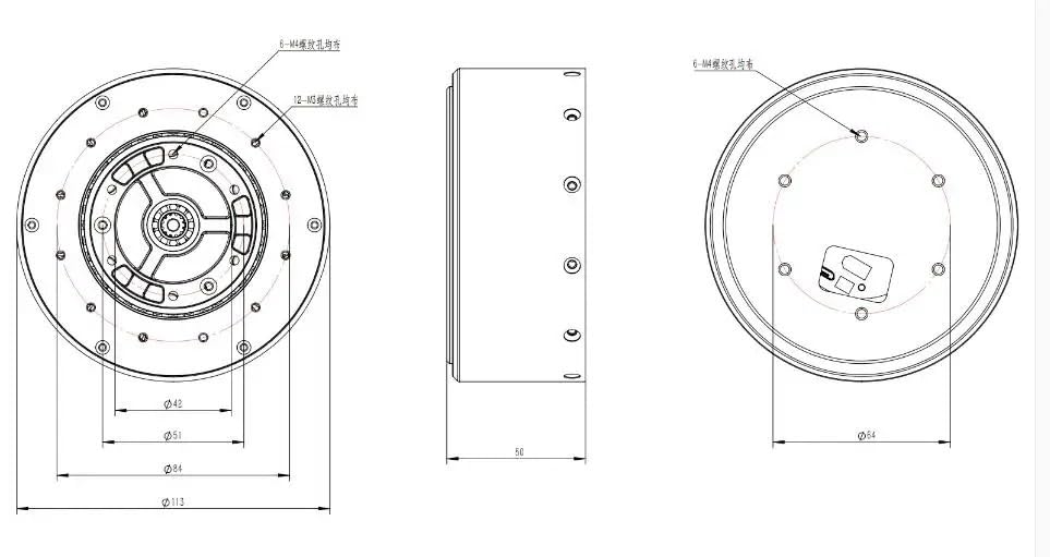 Robot Joint 100-2012 Intelligent Servo Planetary Gear Motor