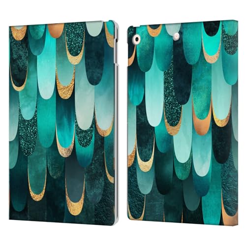 Housse iPad 10.2 paillettes turquoise pour travailler avec style en voyage ou au bureau