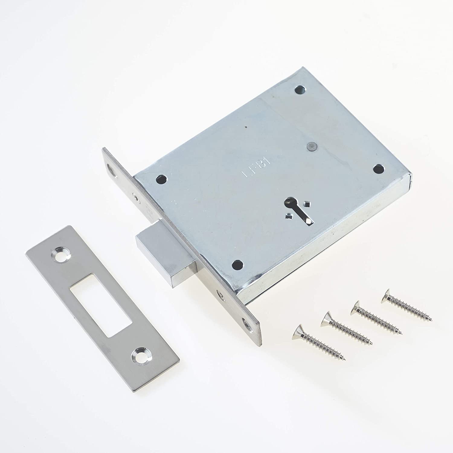 Eai Silver Fire Brigade Fb1 Mortice Deadlock (Without Key)