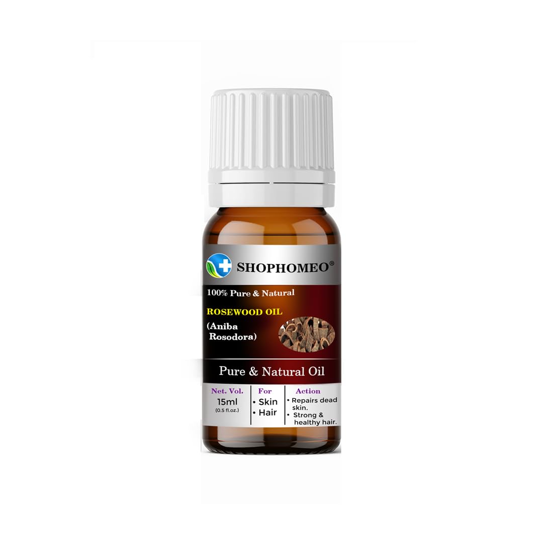 Shophomeo® ROSEWOOD Oil 15 ML - 100% Pure & Natural Essential Oil for Hair, Skin, Aromatherapy, Massage, and More..-picture-10