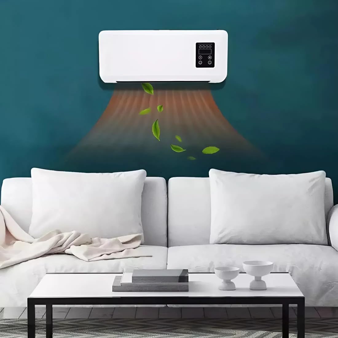 MEDIA WAVE store Termoventilatore a parete TCM55T Termobagno + telecomando