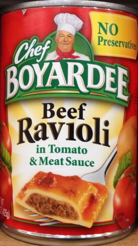 Chef Boyardee BEEF RAVIOLI in Tomato & Meat Sauce 15oz (2-Pack)