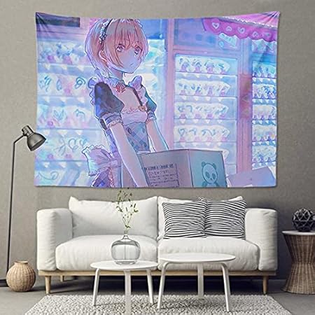 Amazon Co Jp 二次元 タペストリー ゼロから始める異世界生活 レム 漫画 壁掛け 掛け画 ポスター インテリア 壁掛け布 装飾布 背景壁布 アート 誕生日プレゼント おしゃれ 萌え かわいい グッズ150x1cm ホーム キッチン