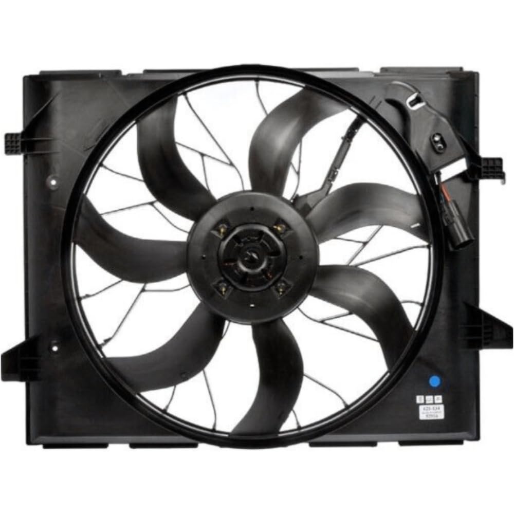 ZPLKKYGR Radiator Cooling Fan Assembly for Dodge for Durango 3.6L/5.7L 2011-2013,for Jeep for Grand Cherokee 3.6L/5.7L 2011-2013 & 6.4L 2012-2013 55038994AE 55038994AF