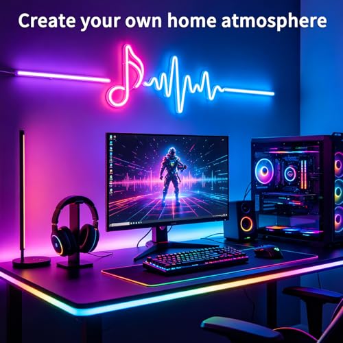 Image of segrass 16.4ft RGB LED neon Rope Lights LED neon Strip Lights Waterproof Flexible Neon LED Strip Lights,Led Lights for Bedroom