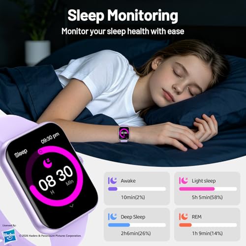 Transformers Fitness Tracker Smartwatch, Kids Smartwatch IP68, Purple - image 6