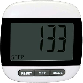 Pedometer for Elderly | Easy Pedometer for Walking - Step Counter with Large Display, Clip-on Design, Large Screen Electronic Pedometer A/r