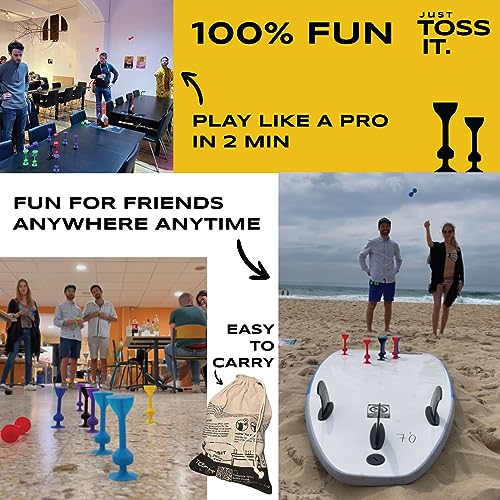 TOSSIT Suction Cup Darts, Toss Game Perfect Family and Party, Silicone Throwing Game for Backyard Indoor and Outdoor Fun - Image 4
