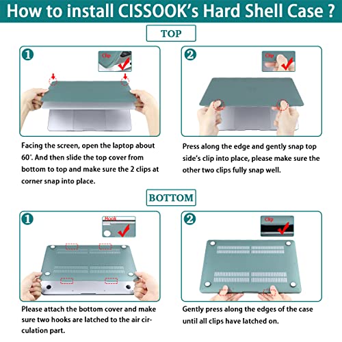 Cissook Palm For Macbook Pro 13 Inch Case 2023 2022 2021 2020 Release M2 Chip A2338 M1 A2251 A2289 With Touch Bar, Tropical Hard Shell Case With Keyboard Cover For Macbook Pro 13, Tropical Palm Leaves #TOP7