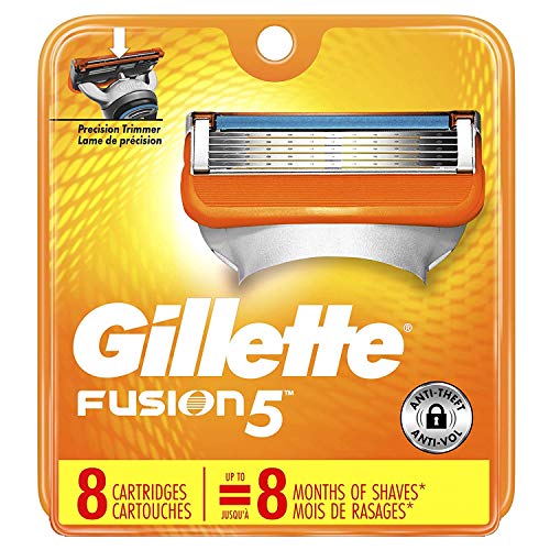 Gillette Fusion 5 cartuchos de alimentação 8 ea