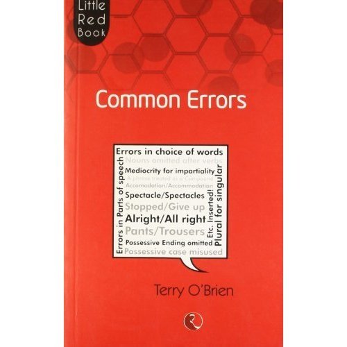 LITTLE RED BOOK COMMON ERRORS : TERRY O BRIEN: Amazon.in: Books